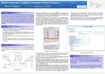 Systém porovnání studijních programů českých univerzit