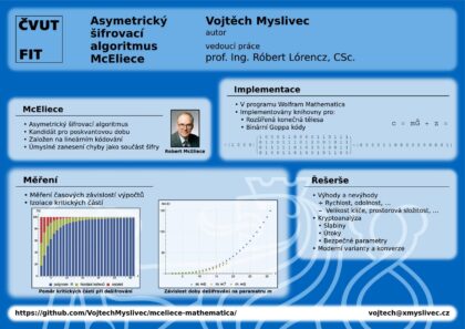 Asymetrický šifrovací algoritmus McEliece