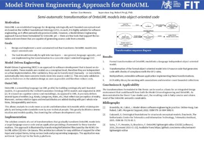 Model-Driven Engineering přístup pro OntoUML