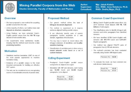 Rafinácia paralelných korpusov z webu