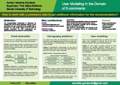 Modelovanie používateľa v doméne e-obchodu