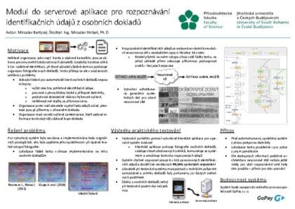 Modul do serverové aplikace pro rozpoznávání identifikačních údajů z osobních dokladů