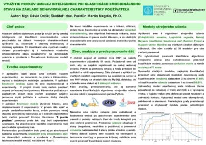 Využitie prvkov umelej inteligencie pri klasifikácii emocionálneho stavu na základe behaviorálnej charakteristiky používateľa