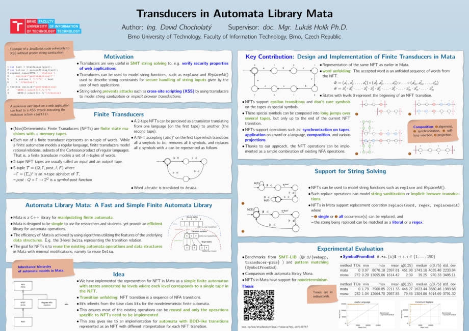 Transducers in Automata Library Mata