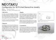 Configurator for 3D Printed Generative Jewelry