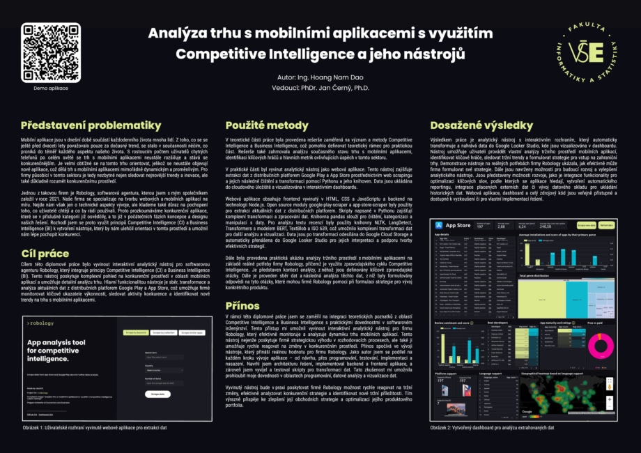 Analýza trhu s mobilními aplikacemi s využitím Competitive
Intelligence a jeho nástrojů