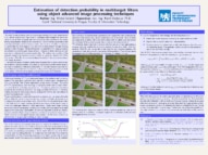 Estimation of detection probability in multitarget filters
using object advanced image processing techniques