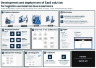 Development and deployment of SaaS solution for logistics
automation in e-commerce