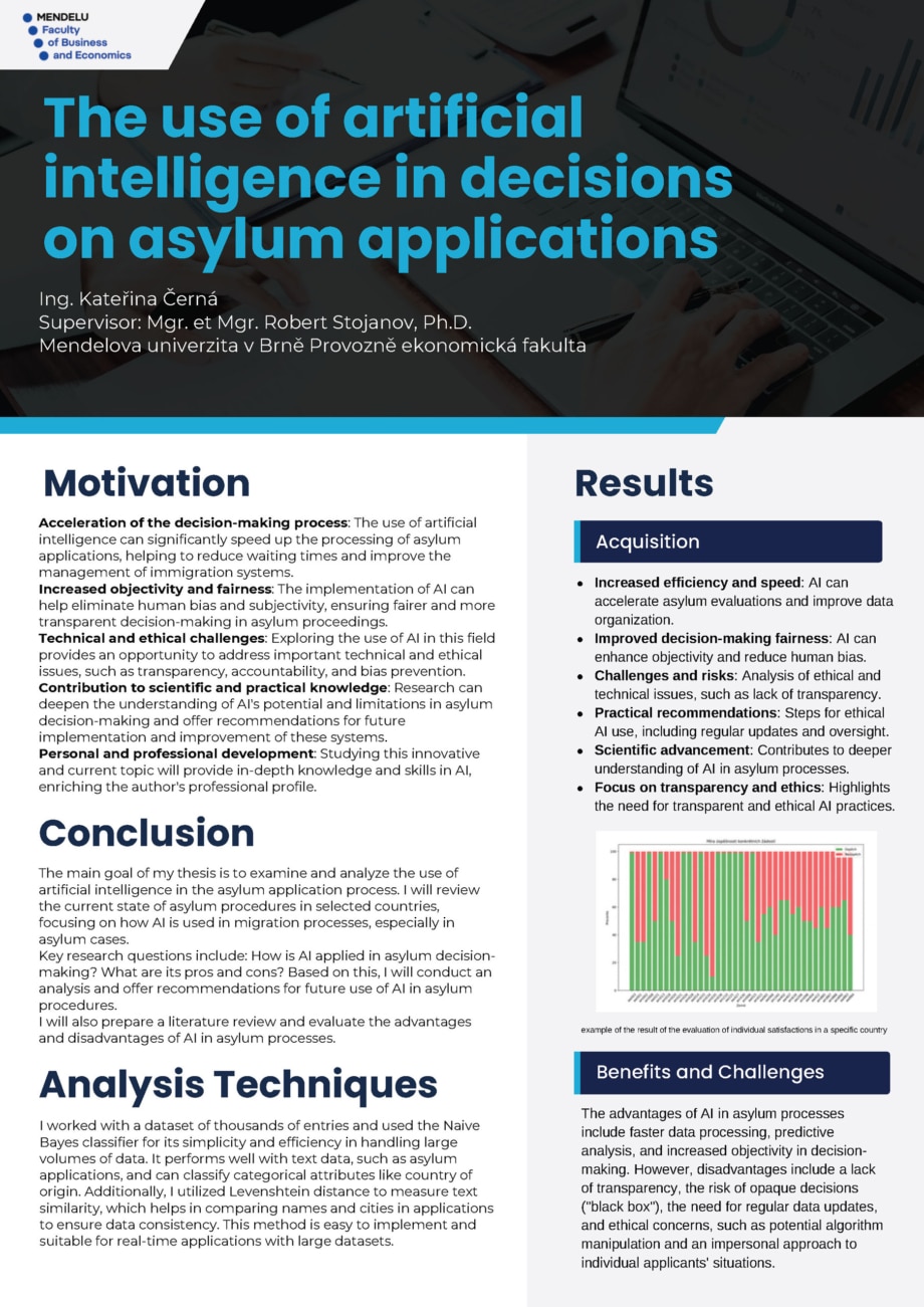 Using artificial intelligence to decide on asylum
applications